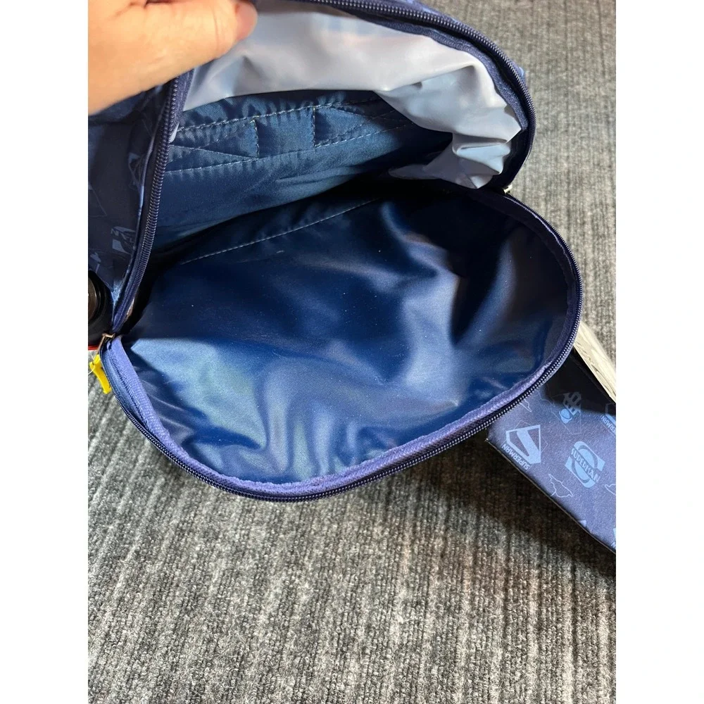 SUPERMAN Backpack Set Kids Blue 5-Piece Lunch Bag Water Bottle Pencil Case NWT